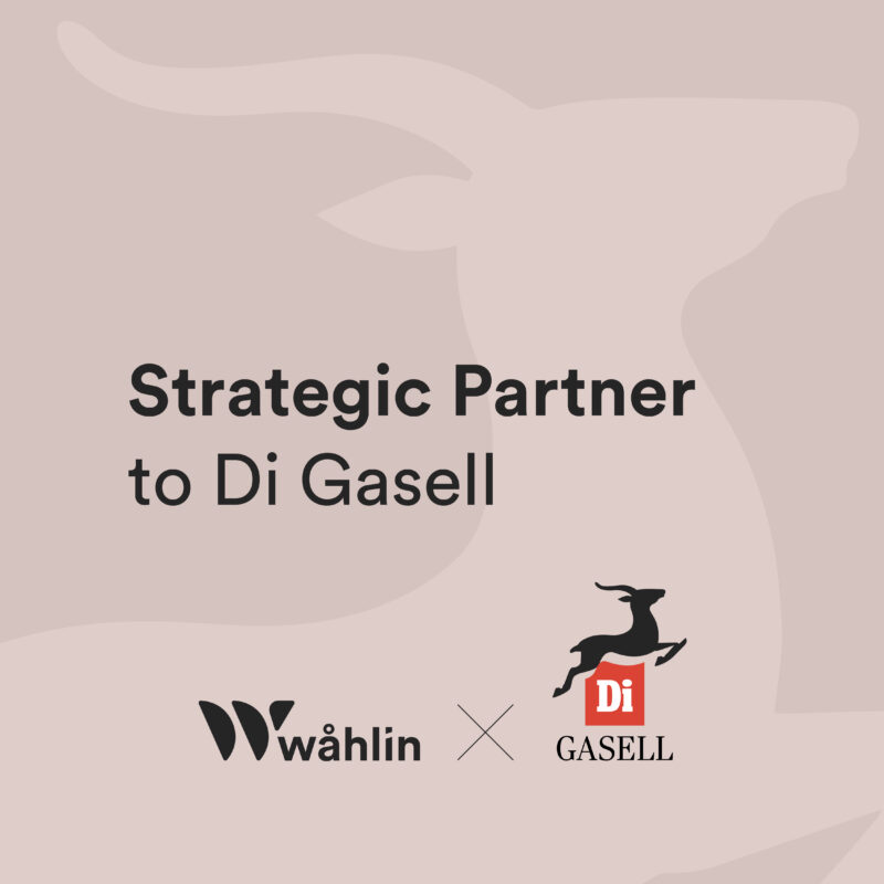 Wåhlin Advokater – huvudpartner till Di Gasell