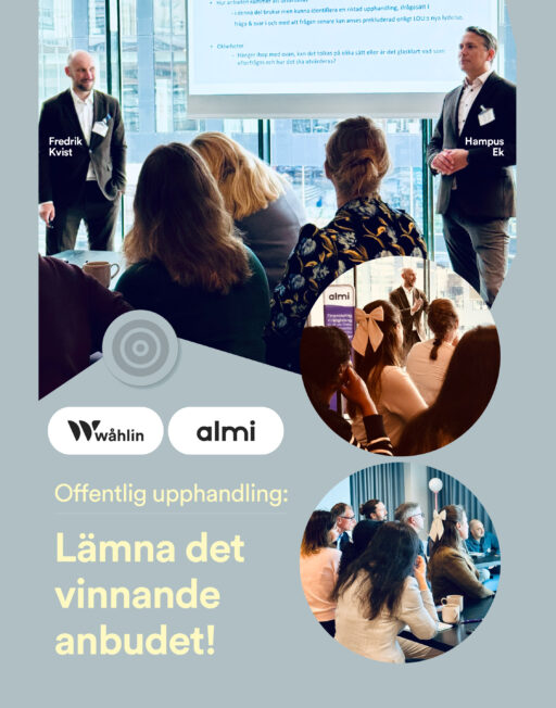 Wåhlin Advokater och Almi Stockholm