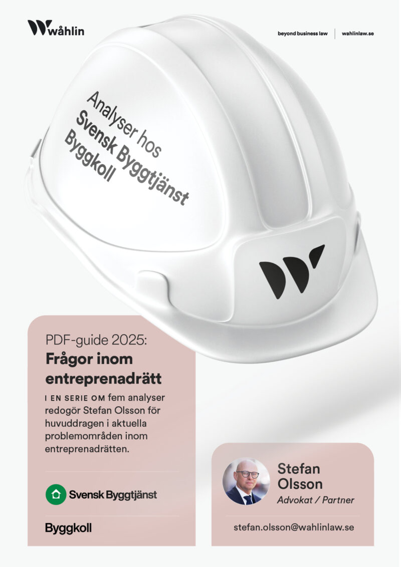 Analyser i Byggkoll från Svensk Byggtjänst