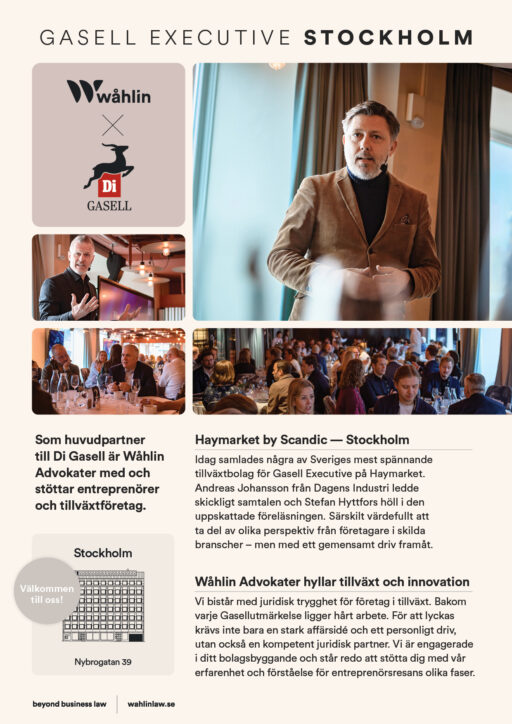 Gasell Executive – Stockholm